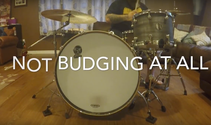Watch this GIANT kick drum in action